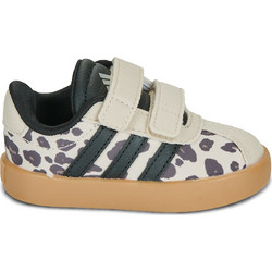Adidas VL Court 3.0 Παιδικά Sneakers Μπεζ Κυπαρισσί KH8703