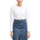 Calvin Klein Γυναικείο Χειμερινό Crop Top Ριπ Λευκό LV047A803G-YAA