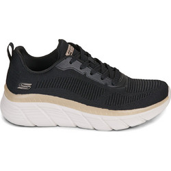Skechers Engineered Knit Fashion Γυναικεία Sneakers Μαύρα 117385-BKGD