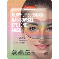 Purederm Glow-Up Boosting Rainbow Sheet Μάσκα Ματιών για Μαύρους Κύκλους & Λάμψη 1τμχ