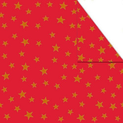Ursus Xmas Stars Χαρτόνι Κολάζ Κόκκινο 50x70cm 12522221