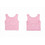 Alice Παιδικό Crop Top Αμάνικο Ροζ S26-A14031