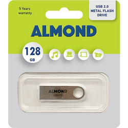 Almond Metal 128GB USB Stick 2.0 με USB-A