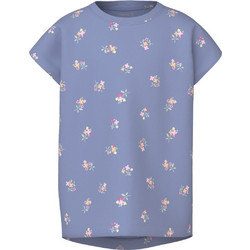 Name It Floral Bundles Παιδικό T-Shirt Κοντομάνικο Λιλά 13228169