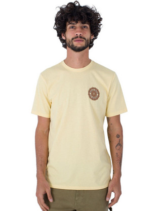 Hurley Ανδρικό Αθλητικό T-Shirt Μπεζ MTS0035640-H713