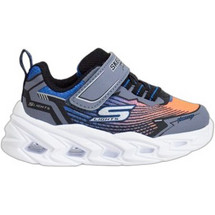 Skechers Vortex 3.0 Παιδικά Sneakers με Φωτάκια Γκρι Σομόν 400590N-BBOR