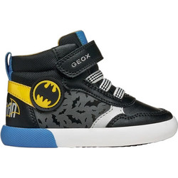 Geox Batman Παιδικά Sneakers Μποτάκια Μαύρα B661NA05402C0054