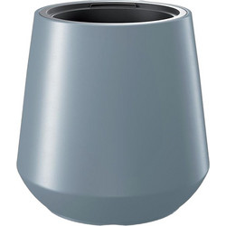 Next Heos Γλάστρα Στρογγυλή Πλαστική Γκρι 35x39.5cm 33244-08-2