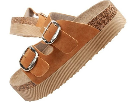 Lee Cooper Καλοκαιρινές Γυναικείες Πλατφόρμες Χαμηλές Ταμπά LCW-25-35-3494L