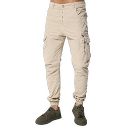 Tresor Ανδρικό Παντελόνι Cargo Joggers Κανονική Εφαρμογή Μπεζ 4517