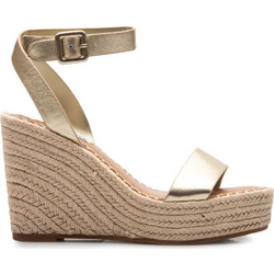 Steve Madden Καλοκαιρινές Γυναικείες Πλατφόρμες Ψηλές Χρυσές 110024590-970