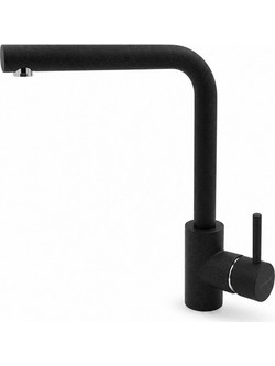 Crolla Bonnie 7735 Metalic Anthracite Μπαταρία Κουζίνας Πάγκου Διπλής Παροχής Ανάμεικτη Μαύρη