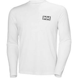 Helly Hansen Skog Graphic Tee Ανδρικό Αθλητικό T-Shirt Λευκό 63407-001