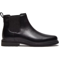Timberland Stormbucks Ανδρικά Chelsea Μποτάκια Δερμάτινα Μαύρα TB0A42PGW021