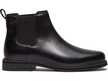 Timberland Stormbucks Ανδρικά Chelsea Μποτάκια Δερμάτινα Μαύρα TB0A42PGW021