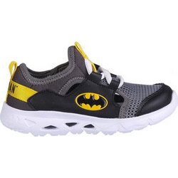 Cerda Batman Παιδικά Sneakers με Φωτάκια Μαύρα Κίτρινα 2300004698
