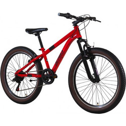 Alpina Dirty 2026 Παιδικό Mountain Bike 20" με 7 Ταχύτητες Κόκκινο Μαύρο