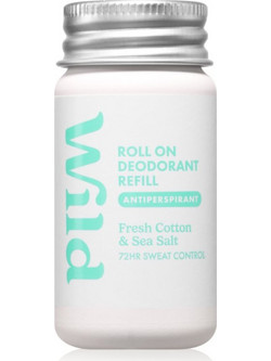 Wild Fresh Cotton & Sea Salt Refill Αποσμητικό Roll On 50ml