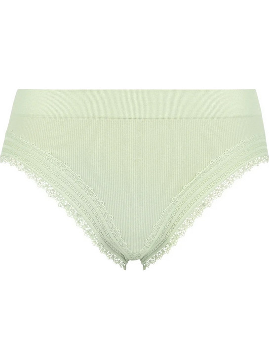 Sans Complexe Agathe Γυναικείο Slip με Δαντέλα Πράσινο Mint 60PAG98