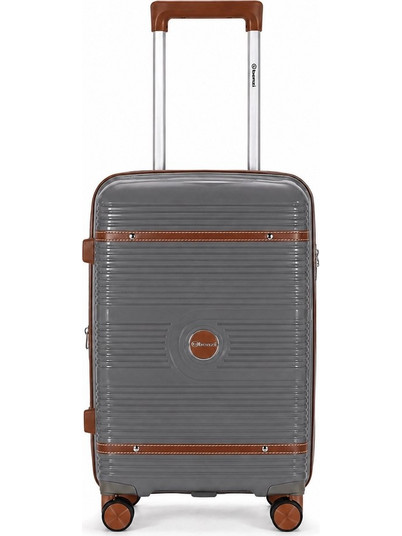 Benzi BZ5900 Βαλίτσα Καμπίνας 55x27x20cm με 4 Ρόδες Γκρι