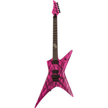 Solar Guitars X1.6FRPN Canibalismo+ Ηλεκτρική Κιθάρα Explorer με Μαγνήτες HH & Ταστιέρα Ebony Pink Neon