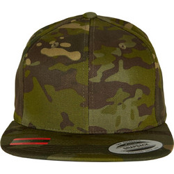 Flexfit Καπέλο Jockey Snapback Υφασμάτινο Χακί 6089MC-03955