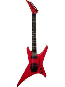 Jackson Pro Dave Davidson Ηλεκτρική Κιθάρα Explorer με Μαγνήτες HH & Ταστιέρα Ebony 7 Χορδών Ferrari Red