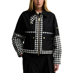 Barbour Γυναικείο Μπουφάν Σακάκι Κοντό Αντιανεμικό Μαύρο