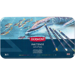 Derwent Inktense Κασετίνα Ξυλομπογιές Σετ 36τμχ