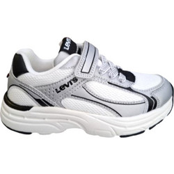 Levi's Curtis Παιδικά Sneakers Λευκά Μαύρα Ασημί VCUR0010S-0908