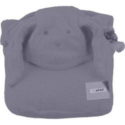 Minene Bunny Βρεφικό Μπουρνούζι Κάπα Ανθρακί 115x80cm