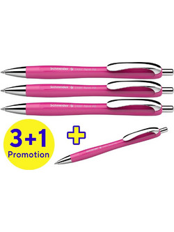 Schneider Slider Rave Power Pink Σετ Στυλό Διαρκείας 4τμχ 194132554