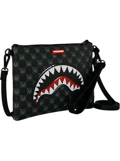 Sprayground Shinobi Sharks In Paris WTF Bubbly Ανδρική Τσάντα Ώμου / Χιαστί Μαύρη 910B9318NSZ