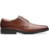 Clarks Lite Low Ανδρικά Σκαρπίνια Derby Δερμάτινα Καφέ 26167571