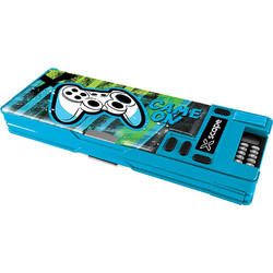 Graffiti Retro Xscape Gaming Κασετίνα με 2 Θήκες Μπλε 269642