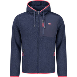 Norway Ανδρική Ζακέτα Fleece με Κουκούλα και Φερμουάρ Navy Μπλε 869509