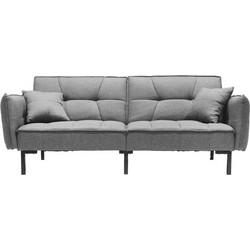 Home Deco Τριθέσιος Καναπές Γκρι 197x90x84cm HD6522