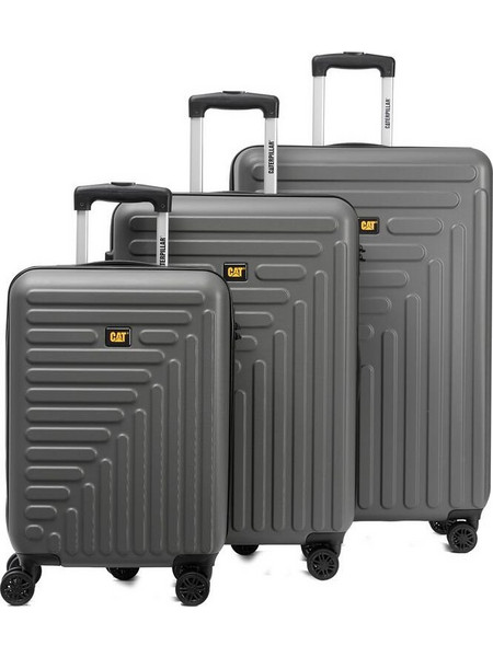 CAT Rockford 84683-671 Σετ Βαλίτσες 3τμχ Γκρι
