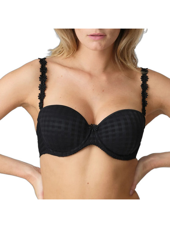 Primadonna Marie Jo Avero Σουτιέν Strapless με Μπανέλα Μαύρο 0100413ZWA