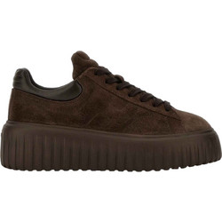 Hogan Γυναικεία Sneakers Flatforms Σοκολατί HXW6450FC6TPJQ0UV2-1