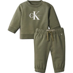 Calvin Klein Βρεφικό Σετ Φόρμας Χειμωνιάτικο Χακί IN0IN00017-LDY