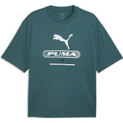 Puma Sport Street Boxy Graphic Tee Ανδρικό Αθλητικό T-Shirt Πετρόλ 694321-69