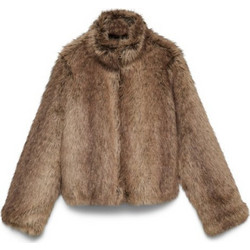 Vero Moda Γυναικεία Γούνα Κοντή Καφέ 10350811