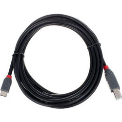 ArtSound 553556 Καλώδιο USB-B Male 2.0 to USB-C Male 3m Black
