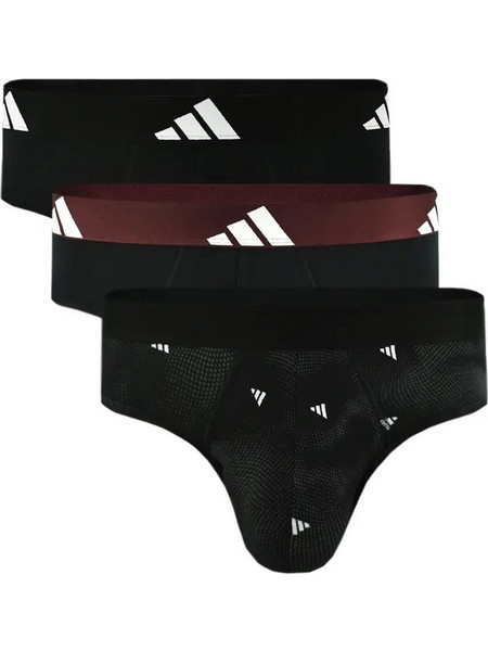 Adidas Active Flex Ανδρικά Σλιπ Βαμβακερά Μαύρα 3Pack 4AM001-922
