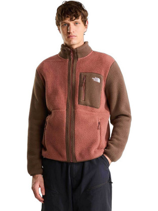 The North Face Ανδρική Ζακέτα Φούτερ με Φερμουάρ Καφέ NF0A883RTF0
