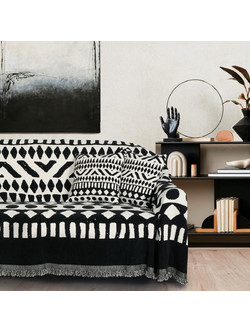 Das Home Ριχτάρι Διθέσιου Καναπέ 180x250 0277 Black Cream