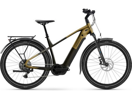 Haibike Trekking 7.5 High Ηλεκτρικό Ποδήλατο Trekking 27.5" 600W με 10 Ταχύτητες και Δισκόφρενα Χρυσό Μαύρο