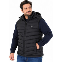 Double Αμάνικο Ανδρικό Μπουφάν Χειμωνιάτικο Puffer Μαύρο SMJK-2104