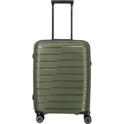 Travelite Air Base 075347-86 Βαλίτσα Καμπίνας 55x39x20cm με 4 Ρόδες Χακί